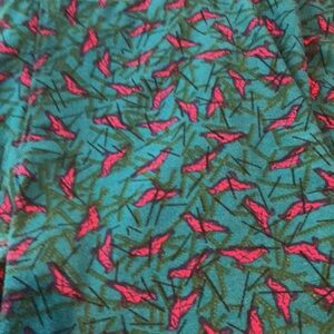 RARE RED BIRD LULAROE Leggings Onesize